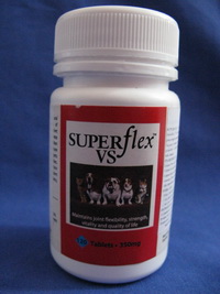 Supliment nutritiv Superflex VS,     Superflex VS este un supliment nutritiv cu o compozitie unica, ce contine extract bio-activ din corn de cerb, extract din scoica cu margini verzi (Perna canaliculus / green-lipped mussel), extract de anghila   si  gins